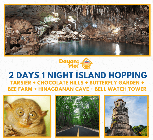 2 Days & 1 Night Bohol Tour (Dolphin Watching and Island Hopping + Panglao Island)